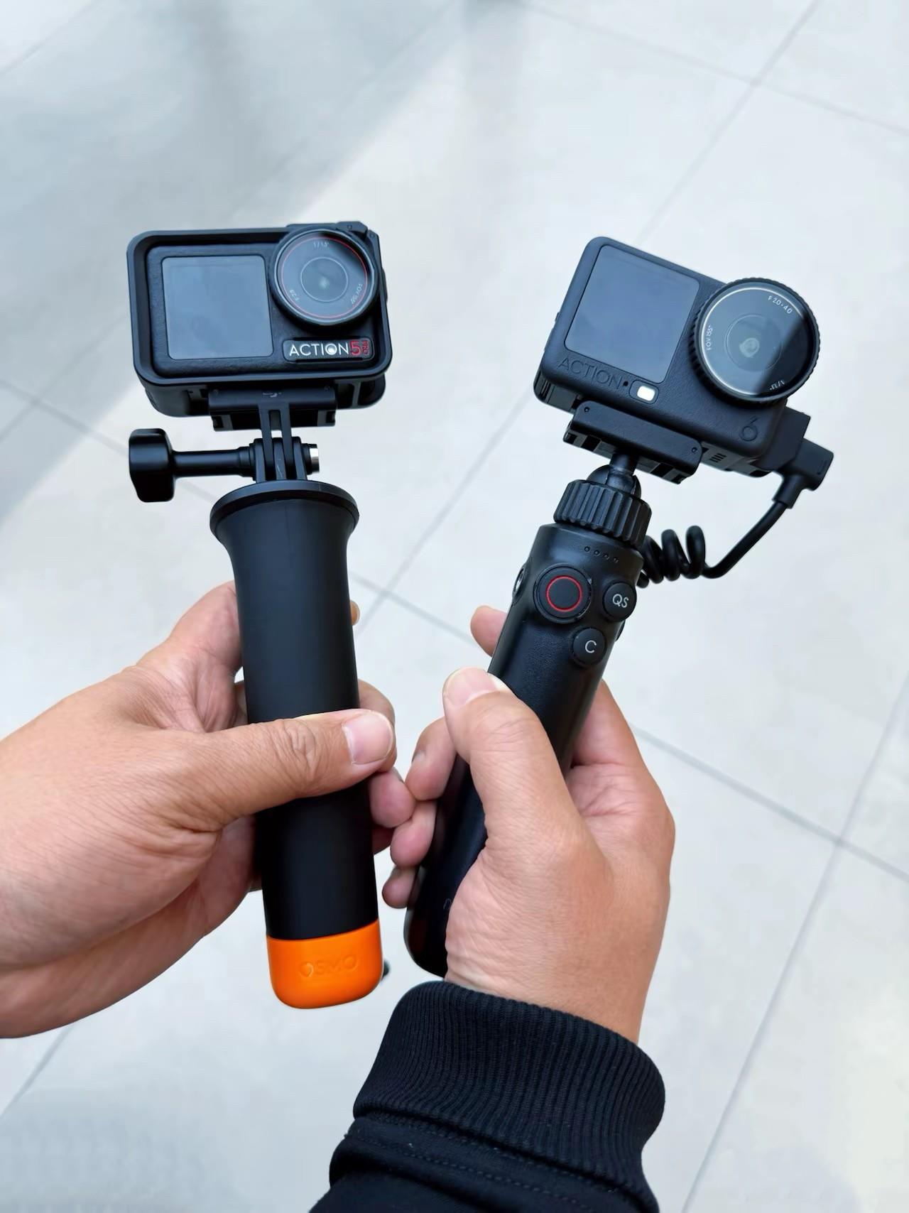 不问价格只看场景!大疆Action5 Pro/6谁更适配你的拍摄?